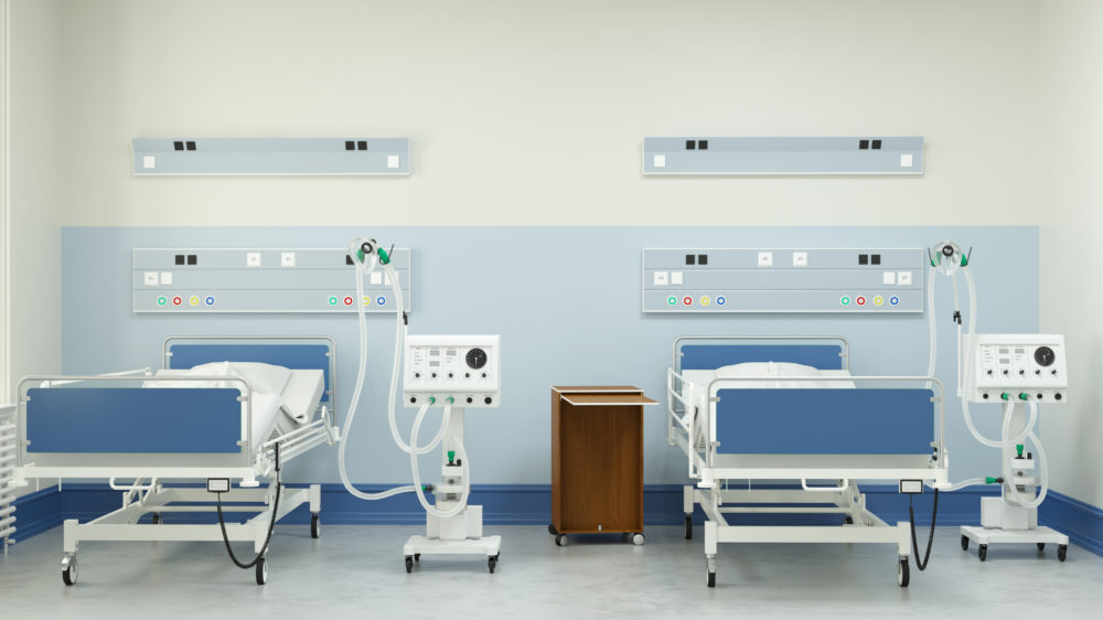 respiratory w sali szpitalnej