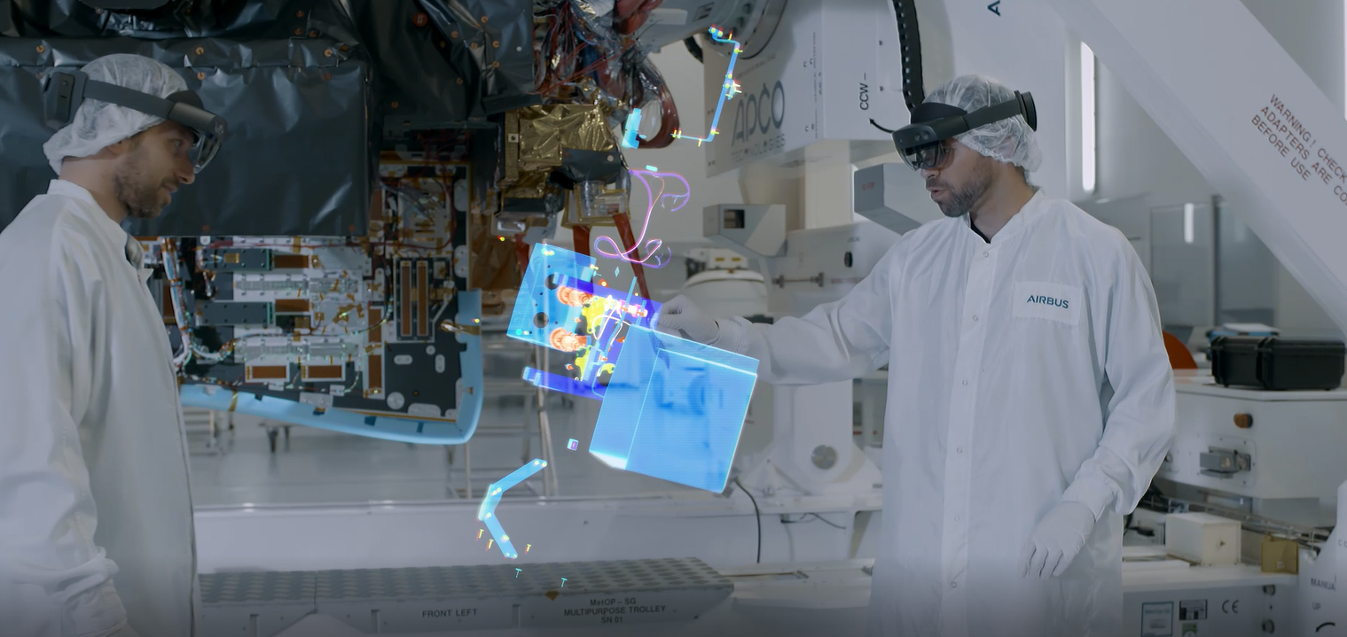 Zaglądamy do bardzo rozszerzonej rzeczywistości w zakładach Airbusa – dzięki goglom HoloLens