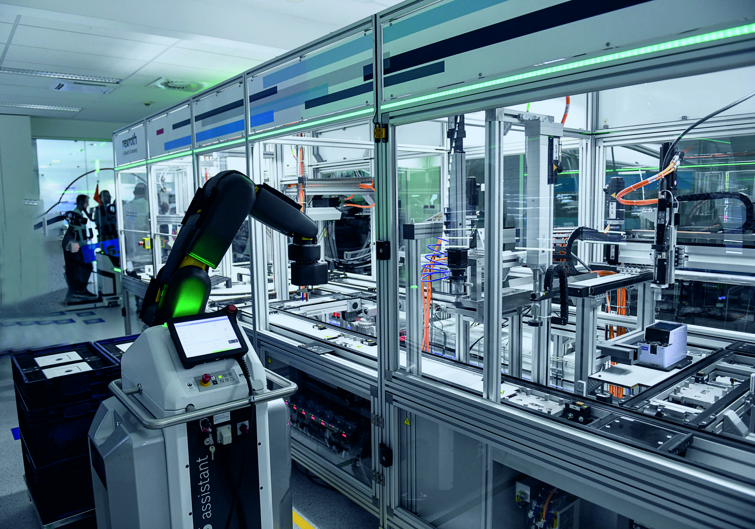 Demonstrator: Bosch Rexroth – Factory of the Future Lab