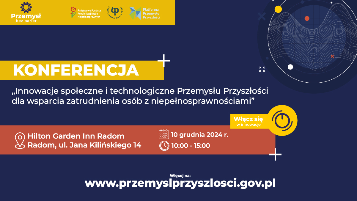 Innowacje społeczne i technologiczne P4.0 dla wsparcia zatrudnienia osób z niepełnosprawnością